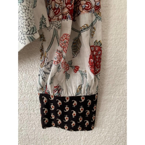 ALIX OF BOHEMIA Madeline Patchwork Top Blouse Size Small - Picture 8 of 13
